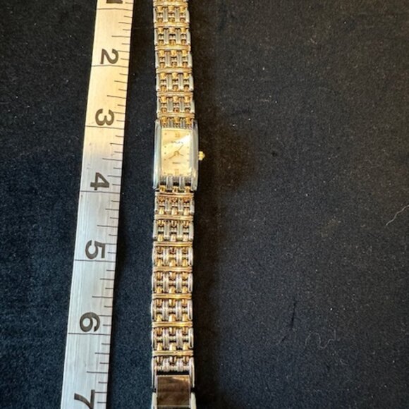 VINTAGE GRUEN ELEGANT PEARL BRACELET DRESS WATCH